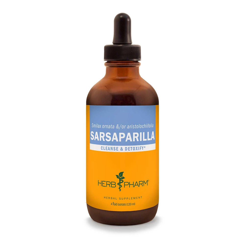 Herb Pharm Sarsaparilla liquid extract bottle pour supports detox routines