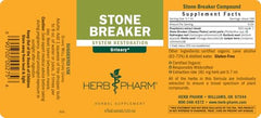 Stone Breaker packaging box beside the bottle ready for purchase