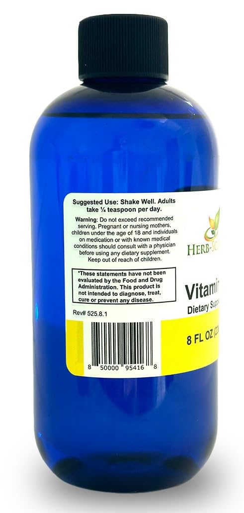 Front label of Herb-Science B6 Drops shows vegan, non-GMO ingredients.