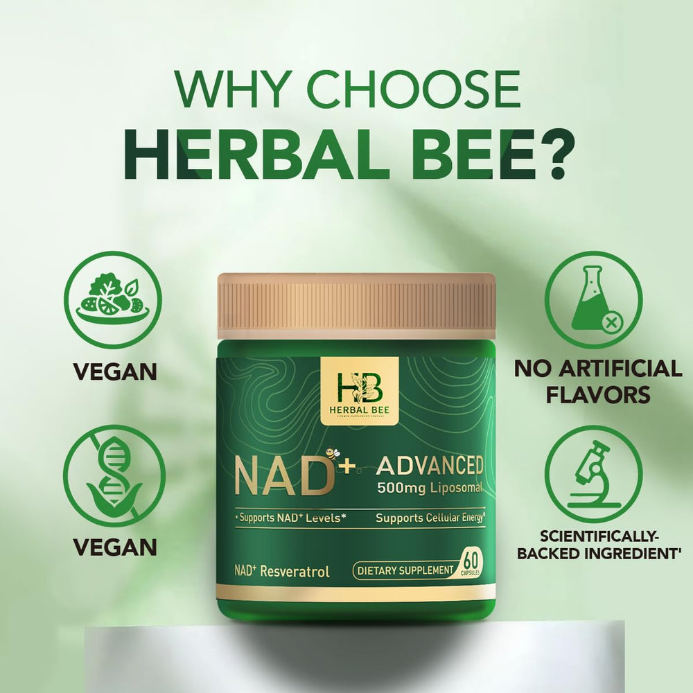 Herbal Bee trans-resveratrol 50mg capsules with antioxidant synergy