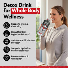 Side view of the eliminex bottle showcasing the 32 oz size