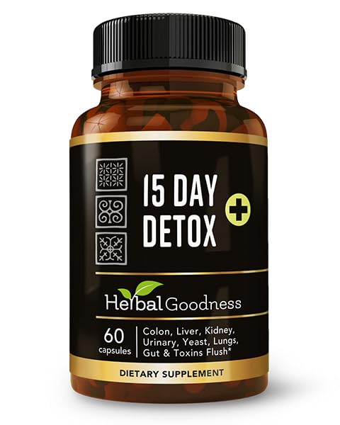 Herbal Goodness 15 Day Detox bottle for gentle gut health