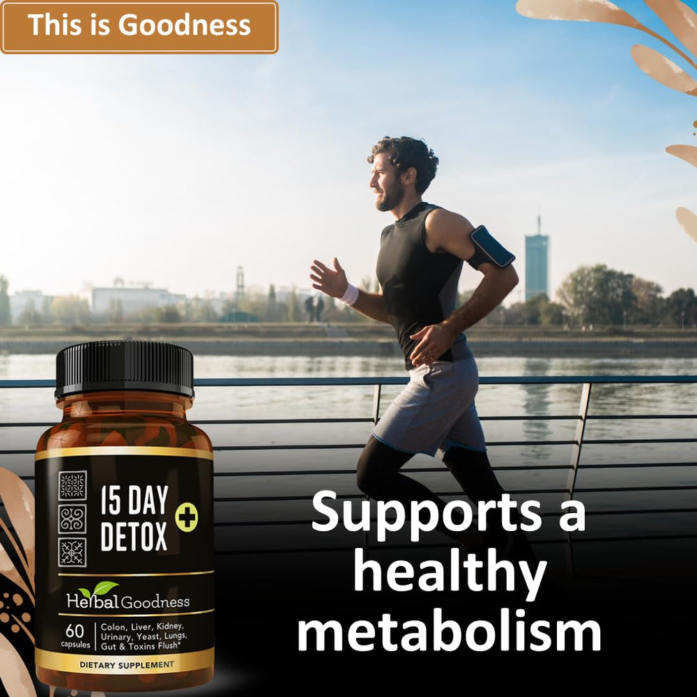 Herbal Goodness 15 Day Detox daily-use scene for routine