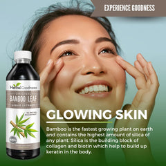 Herbal Goodness bamboo silica ingredients list with minerals and vitamins