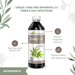 Herbal Goodness dropper releasing liquid into water