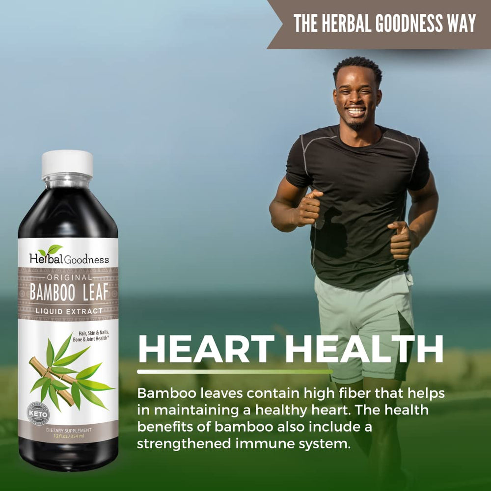 Hair, skin, nails concept with Herbal Goodness silica bottle