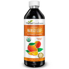 Herbal Goodness Mango Leaf Extract dropper ready for daily digestive use