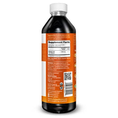 Herbal Goodness Mango Leaf Extract label close-up highlighting organic mango leaf ingredients