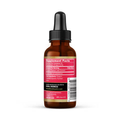 Herbal Goodness Papaya Leaf tincture bottle label highlighting ingredients and benefits.