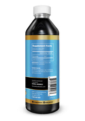 Herbal Goodness Serenity Liquid Extract label highlighting chamomile and valerian for relaxation