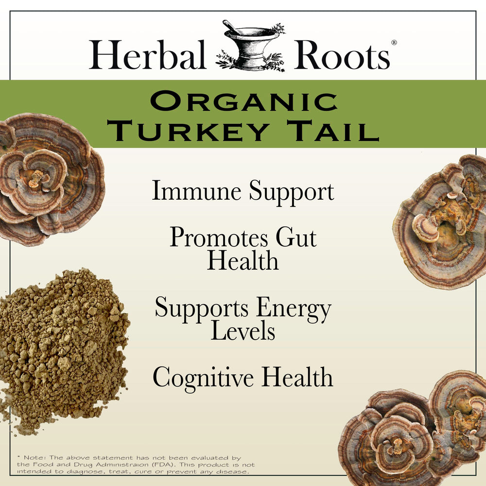 Herbal Roots Organic USDA Certified label on product
