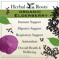 Herbal Roots Vegan capsules packfront highlighting no binders or fillers