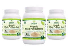 Herbal Secrets psyllium husk powder bottle for daily fiber support