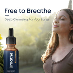 Herbal Tea Therapy BREATHE packaging box communicates GMO-free USA-made assurance