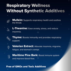 RespoClear PM label emphasizes GMO-free ingredients and USA-made quality.