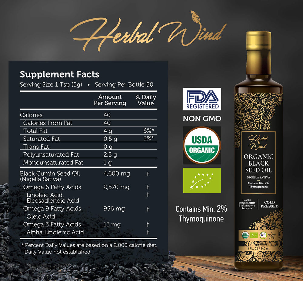 Herbal Wind organic seal label signals USDA organic quality for clean intake.