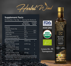 Herbal Wind organic seal label signals USDA organic quality for clean intake.