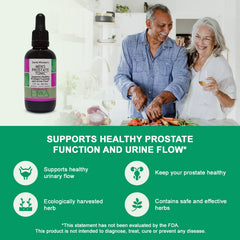 David Winston's Men's Prostate Tonic herbal blend showcases botanicals and texture.