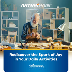 HerballMedick Arthripain kitchen scene illustrating easy daily routine