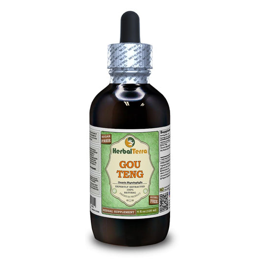 HerbalTerra Ramulus Uncariae dried stalks bottle for wholesome, alcohol-free herbal support