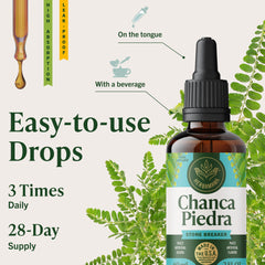 Herbamama Chanca Piedra vegan non-GMO symbol with clean ingredients.