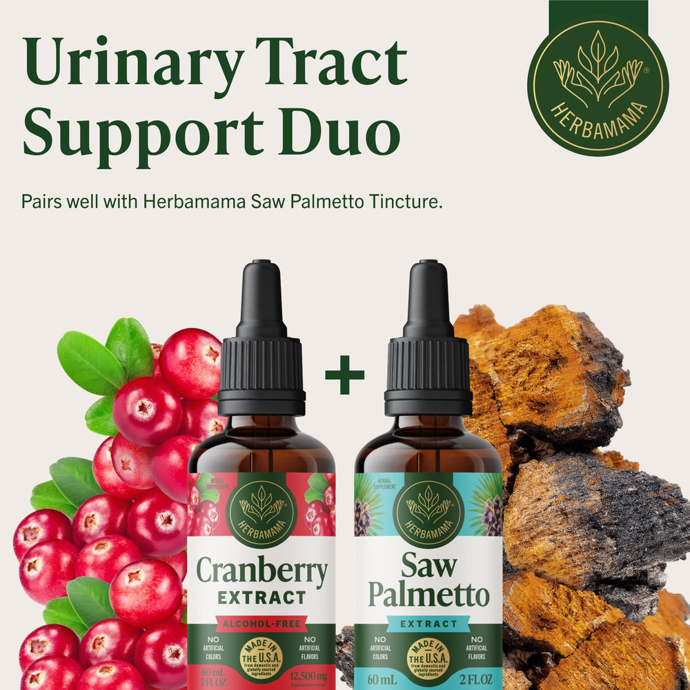 Shake well before use with HERBAMAMA Cranberry Drops for accurate dosing.