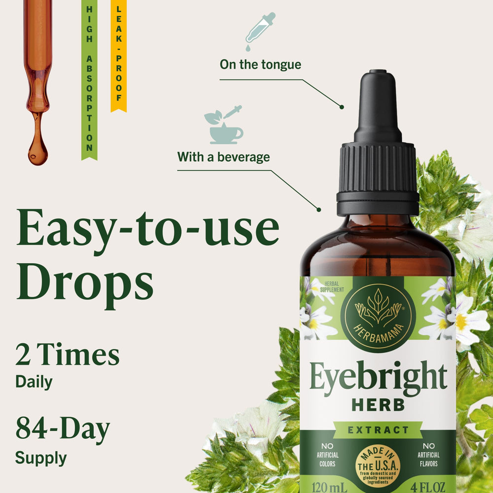 Tincture dropper dispensing into a glass of juice.