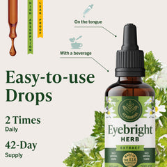 Glycerin-based base of HERBAMAMA Eyebright offers smooth, palate-friendly taste.