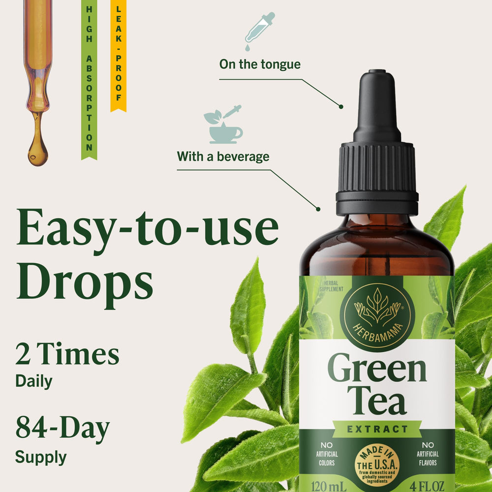 Glass of water with HERBAMAMA drops for easy mixing.
