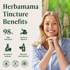 HERBAMAMA Horsetail Drops offer quick absorption for efficient use.
