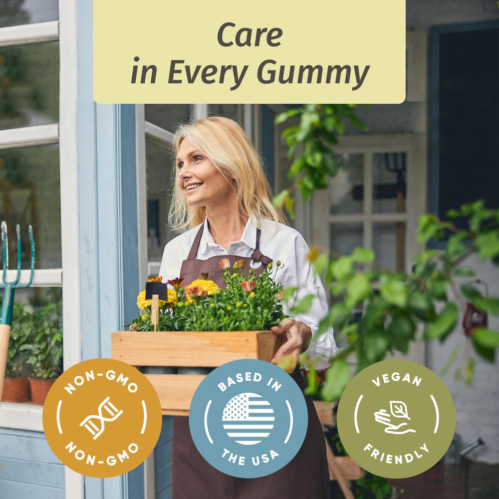 HERBAMAMA Liver Support Gummies ingredients featuring milk thistle and dandelion