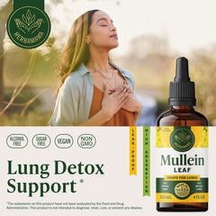 HERBAMAMA Mullein Drops dropper close-up for easy daily dosing