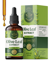 Herbamama olive leaf drops bottle ready for daily immune support