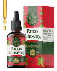 HERBAMAMA Panax Ginseng tincture bottle for daily energy support