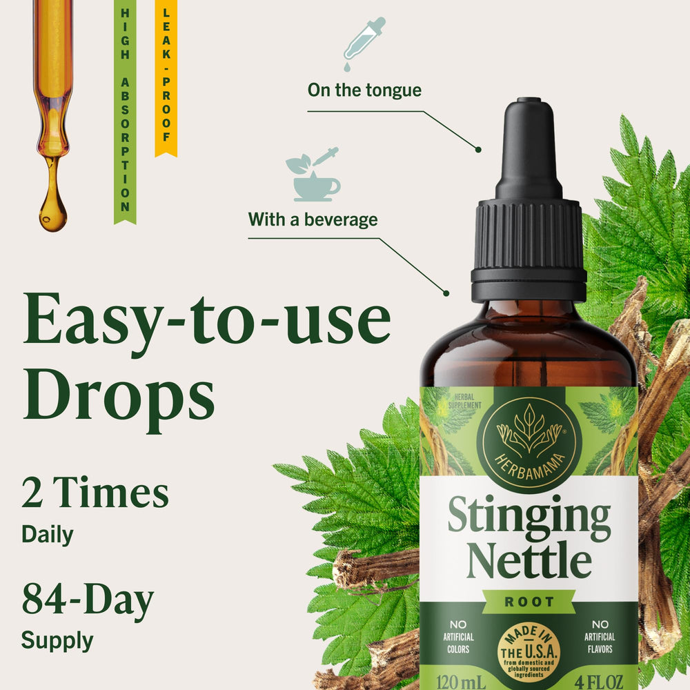 Tincture bottle on tongue preparing for quick wellness moment