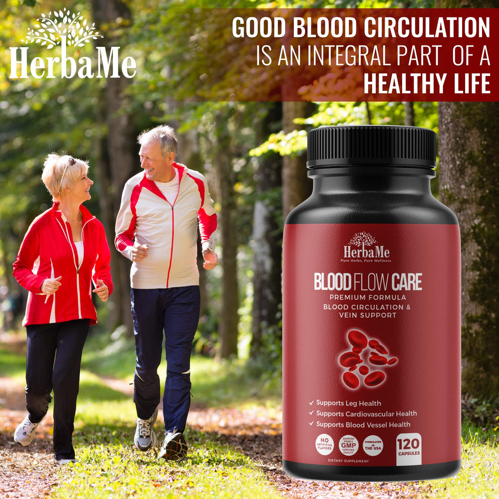 Lifestyle use of HerbaMe Blood Flow bottle during activity