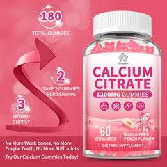 Herbance Calcium Citrate Gummies daily-use moment conveys simple routine for balanced nutrition.