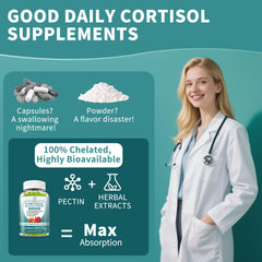 Herbance Cortisol Gummies apple flavor close-up for a tasty daily routine.