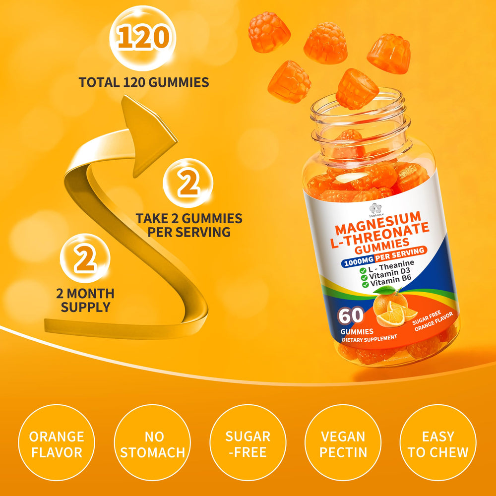 Herbance gummies with D3 B6 and L-theanine for daily balance