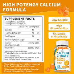 Herbance orange-flavor gummies closeup shows chewy texture and sugar-free daily treat