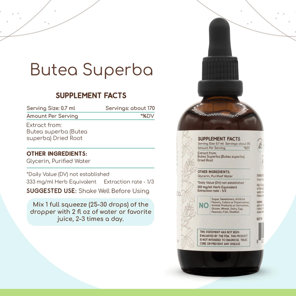 HerbEra Butea Superba dried root shows natural starting material.