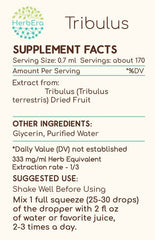 HerbEra Tribulus dried fruit indicates natural Tribulus source