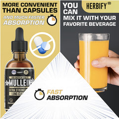 HERBIFY Mullein Drops made in USA with Florida sourcing.