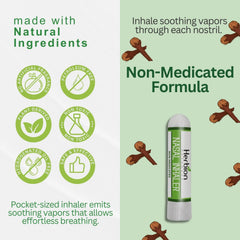 Herbion Naturals Nasal Inhaler suitable for family use