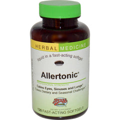 Herbs Etc. Allertonic bottle cap image highlighting herbal seasonal breathing support