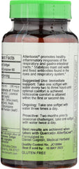 Herbs Etc. Allertonic bottle label showing nettle, licorice, and horsetail ingredients.