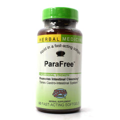 Herbs Etc. ParaFree bottle offers digestive support with herbal ingredients.