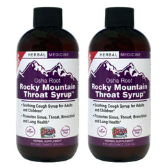 Herbs Etc. Rocky Mountain Throat Syrup bottle supports throat comfort