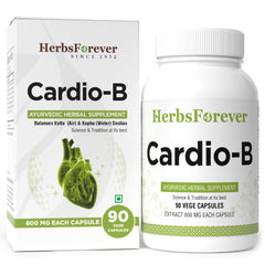 Herbsforever Cardio-B capsule pour for quick, convenient daily dosing.