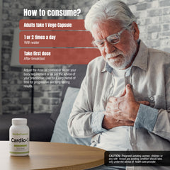 Herbsforever Cardio-B packaging communicates vegan, clean capsule experience.